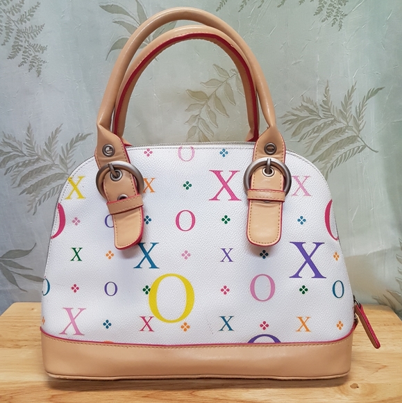XOXO Handbags - XOXO Rainbow Monogram Handbag
